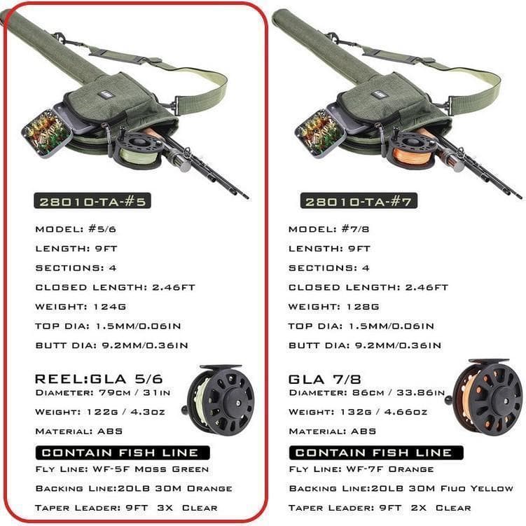 新品 フライフィッシング フルセット フライロッド リール ライン 専用バック