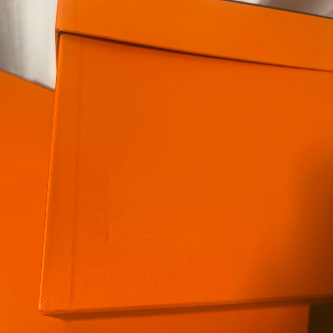 極美品！極太リボン/専用紙袋付き　ピコタンロック22 MM オレンジボックス