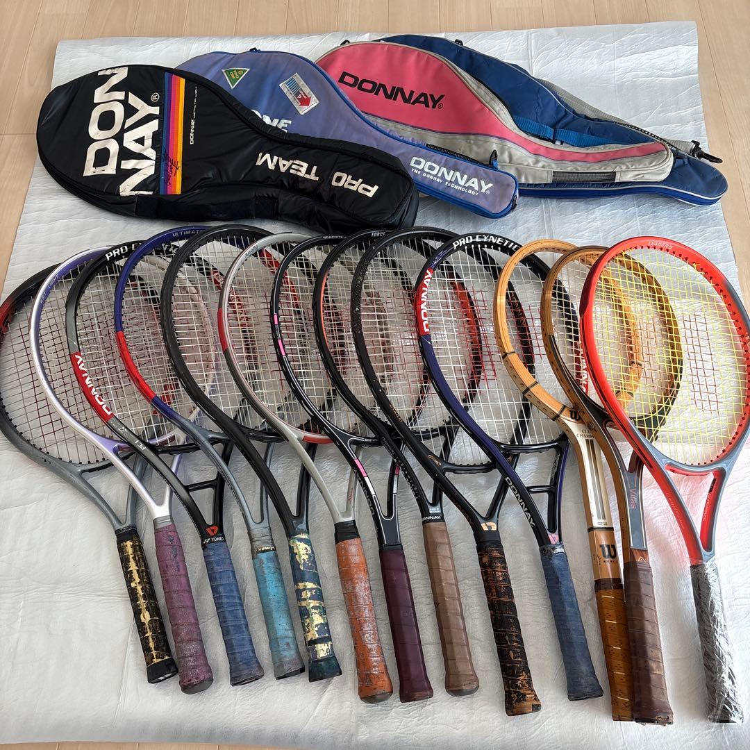 値下げ　ドネー　 ヘッド　ウィルソン　硬式　テニスラケット　テニス　13本
