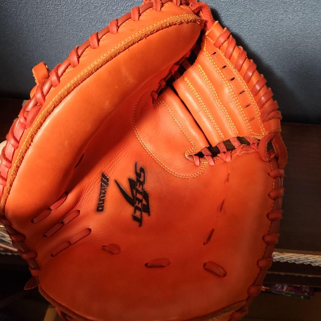 Mizuno Select 9 軟式グローブ オレンジ