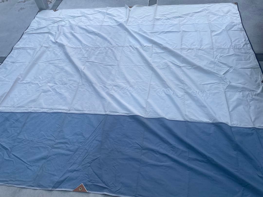 CAMP PARADE VENTILE オーダータープ　真鍮自在金具×8付き