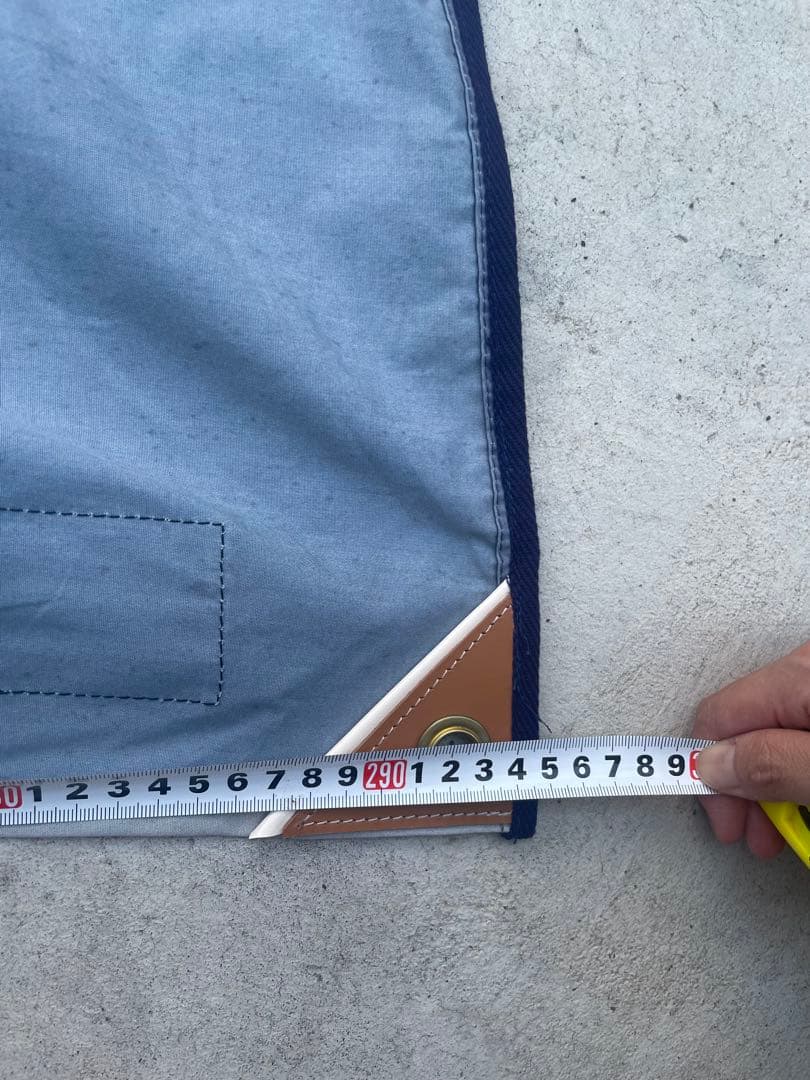 CAMP PARADE VENTILE オーダータープ　真鍮自在金具×8付き