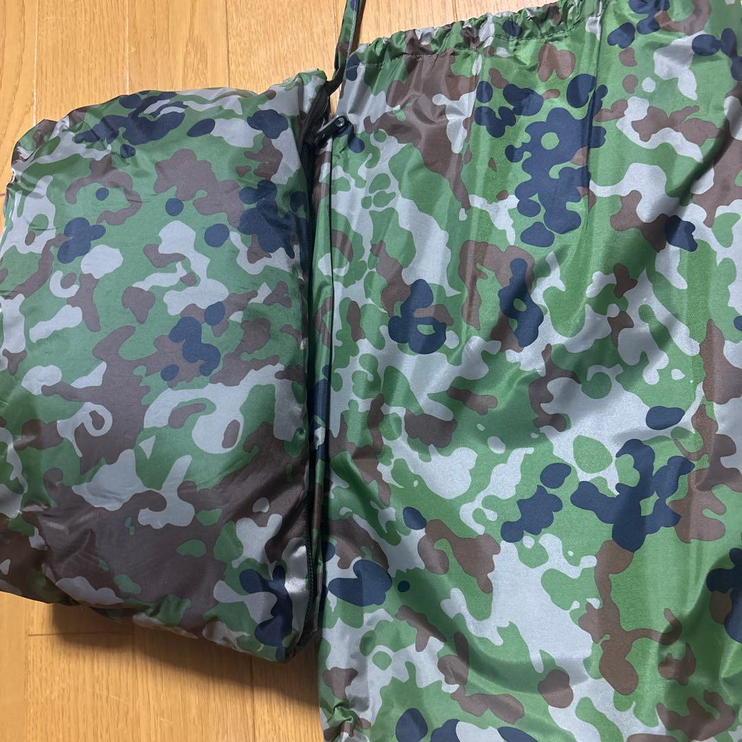 SENJIN迷彩遮光透湿ポンチョ約140cm x 140cm