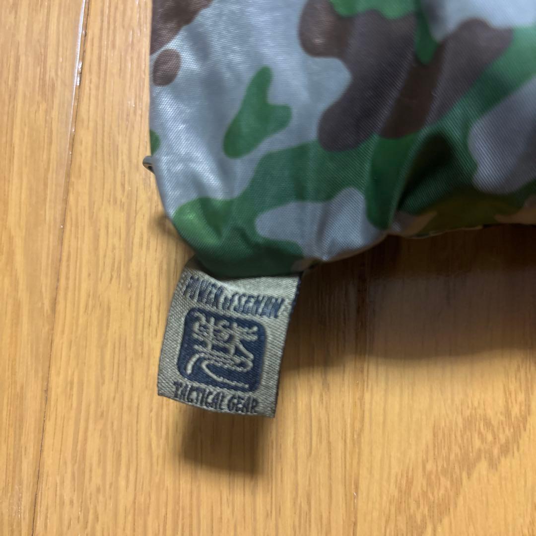 SENJIN迷彩遮光透湿ポンチョ約140cm x 140cm