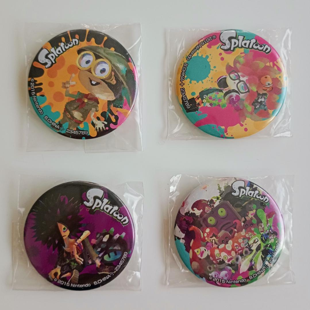 【コンプリートセット】スプラトゥーン 缶バッジセット まとめ売り【希少品】