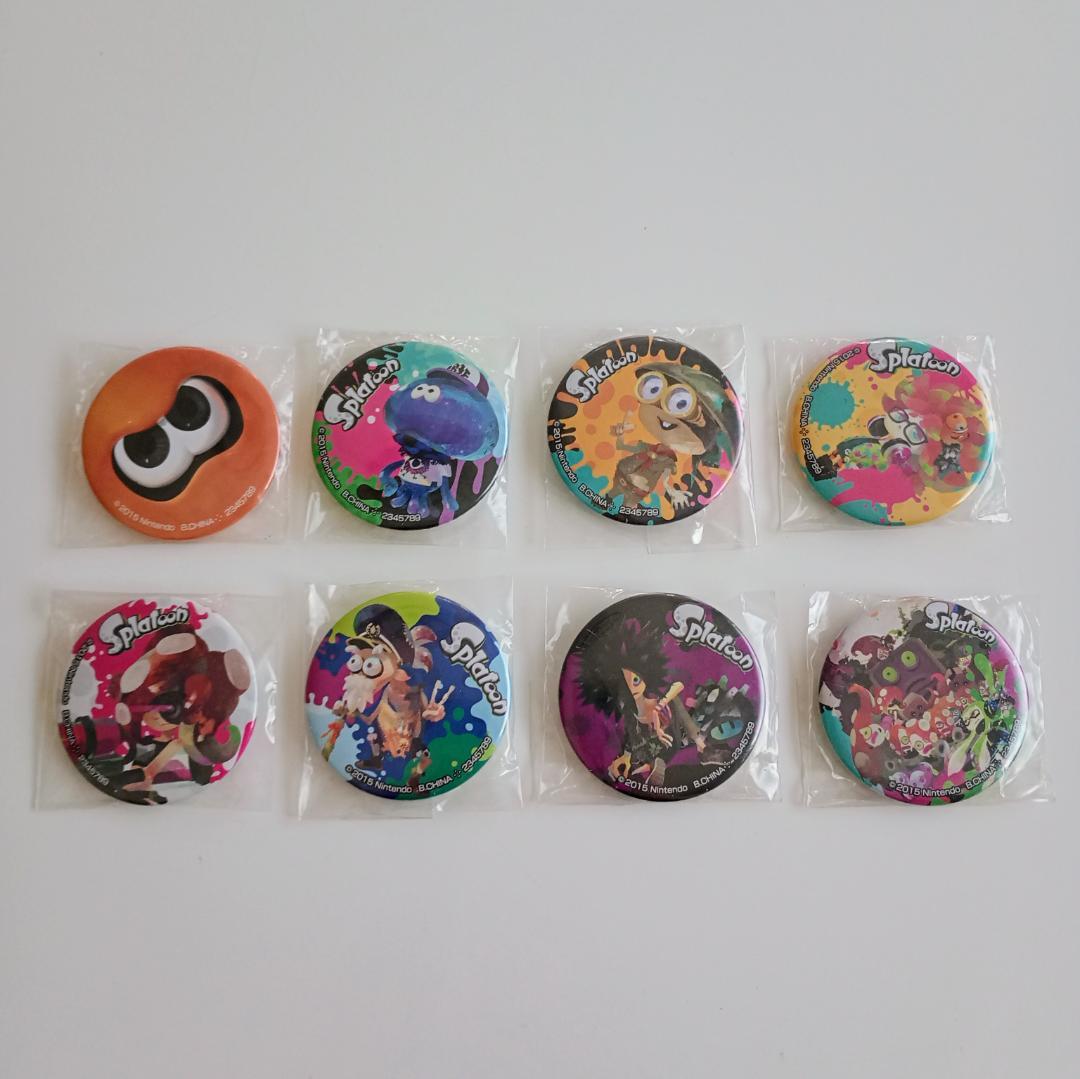 【コンプリートセット】スプラトゥーン 缶バッジセット まとめ売り【希少品】