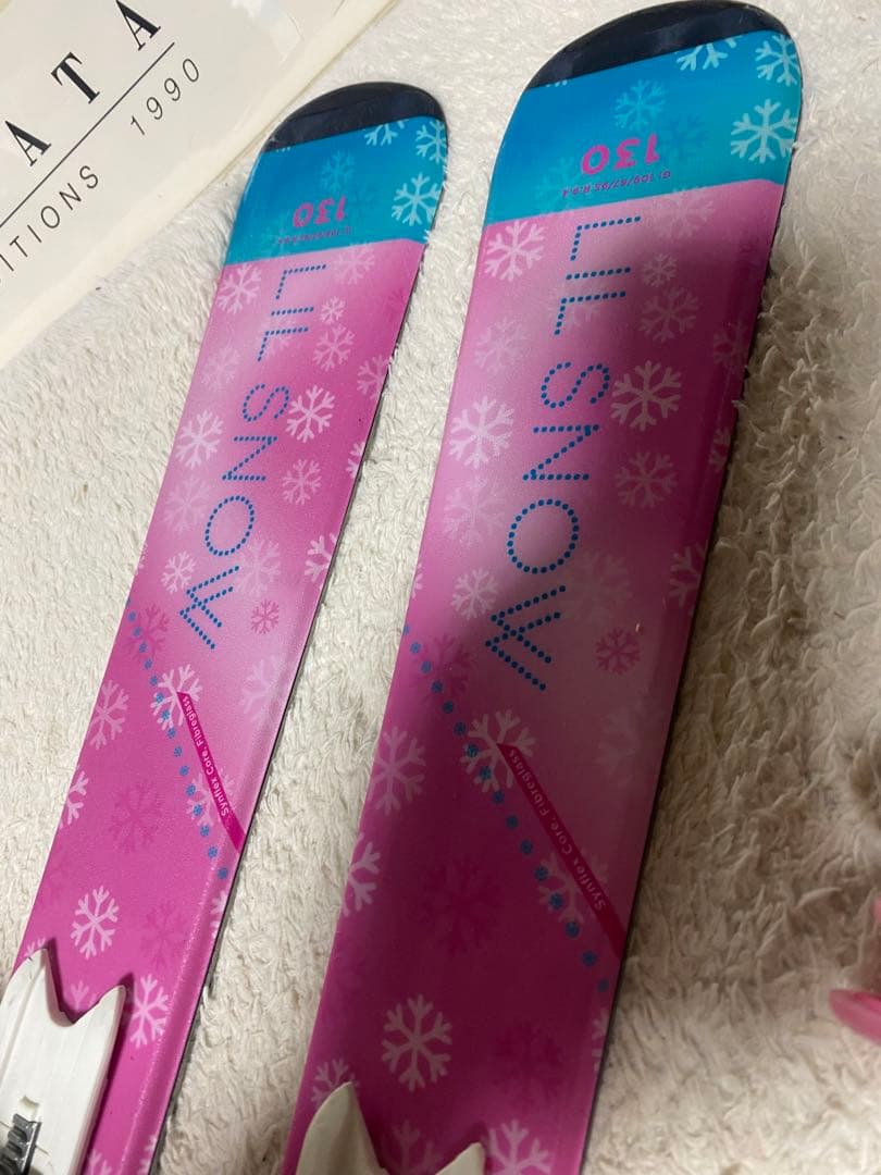 elan 130cm ブーツ23.5cm ストック　90cmスキーセット