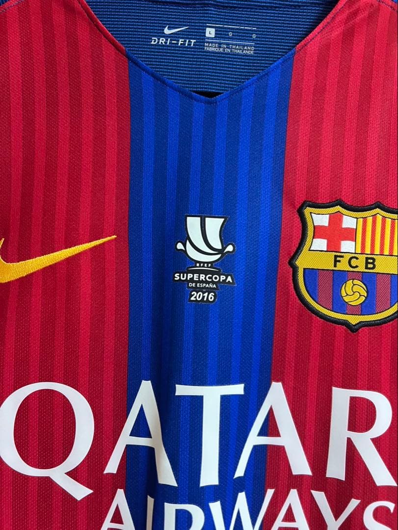 希少　メッシ　バルセロナ　ユニフォーム　オーセンティック　2016