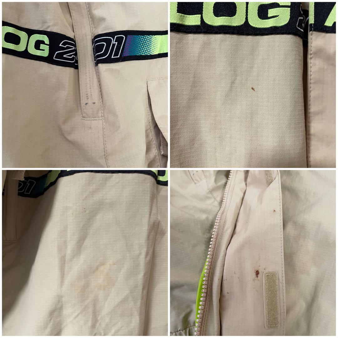 Burtonバートンスキーウェアスノーボードジャケットパーカーフードベージュ希少