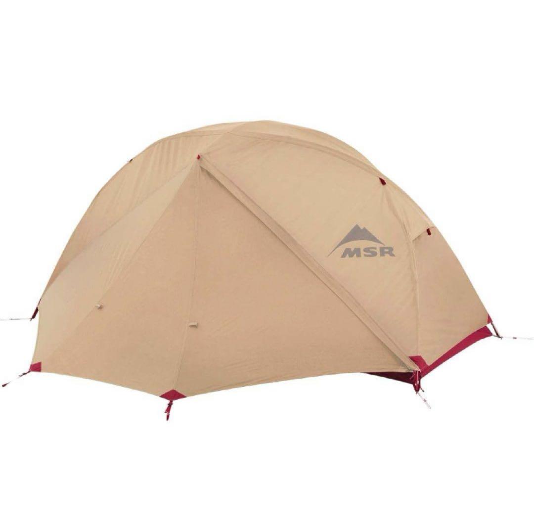 新品 MSR エリクサー1 タン 日本正規品 フットプリント付 ソロキャンプ