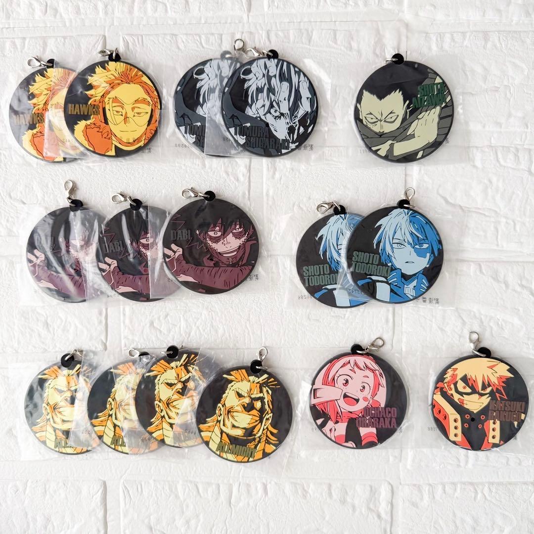 僕のヒーローアカデミア 一番くじフィギュア&ラバスト&アクキーセット 全 51点