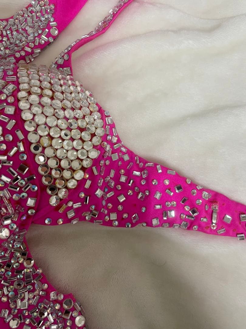 Mintra様　ベリーダンス衣装4Mさん購入Aziza?ピンクワンピ