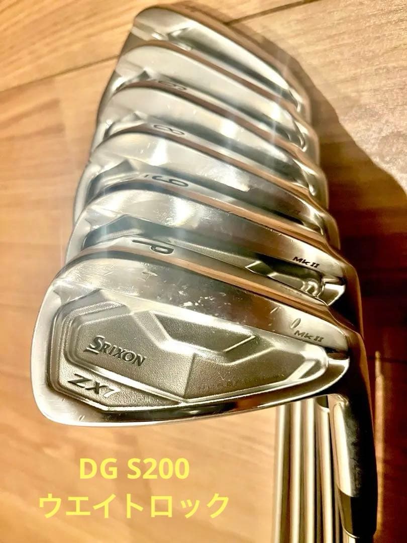 【希少】ZX7 MkII アイアン 5-P 6本 DG S200 ウエイトロック