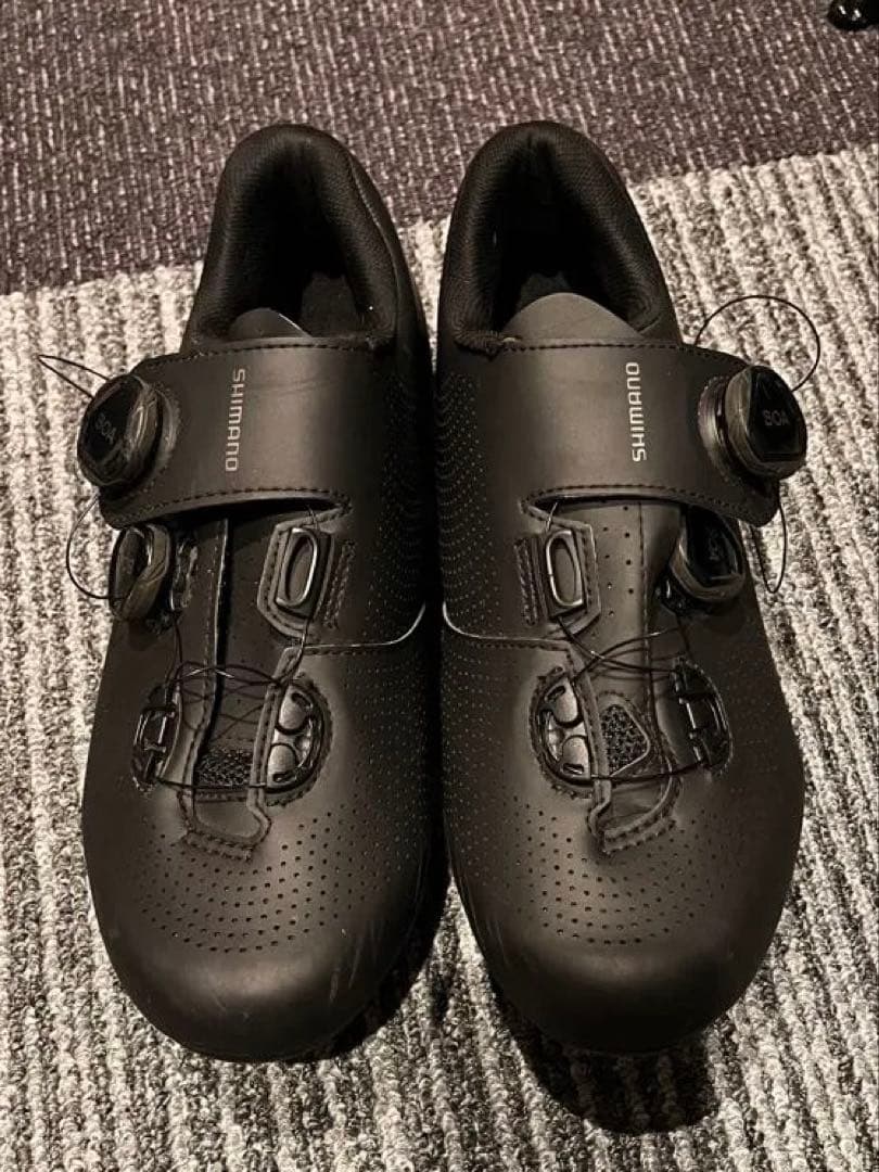 SHIMANO シマノ ビンディングシューズ RC7 SPD-SL クリート付