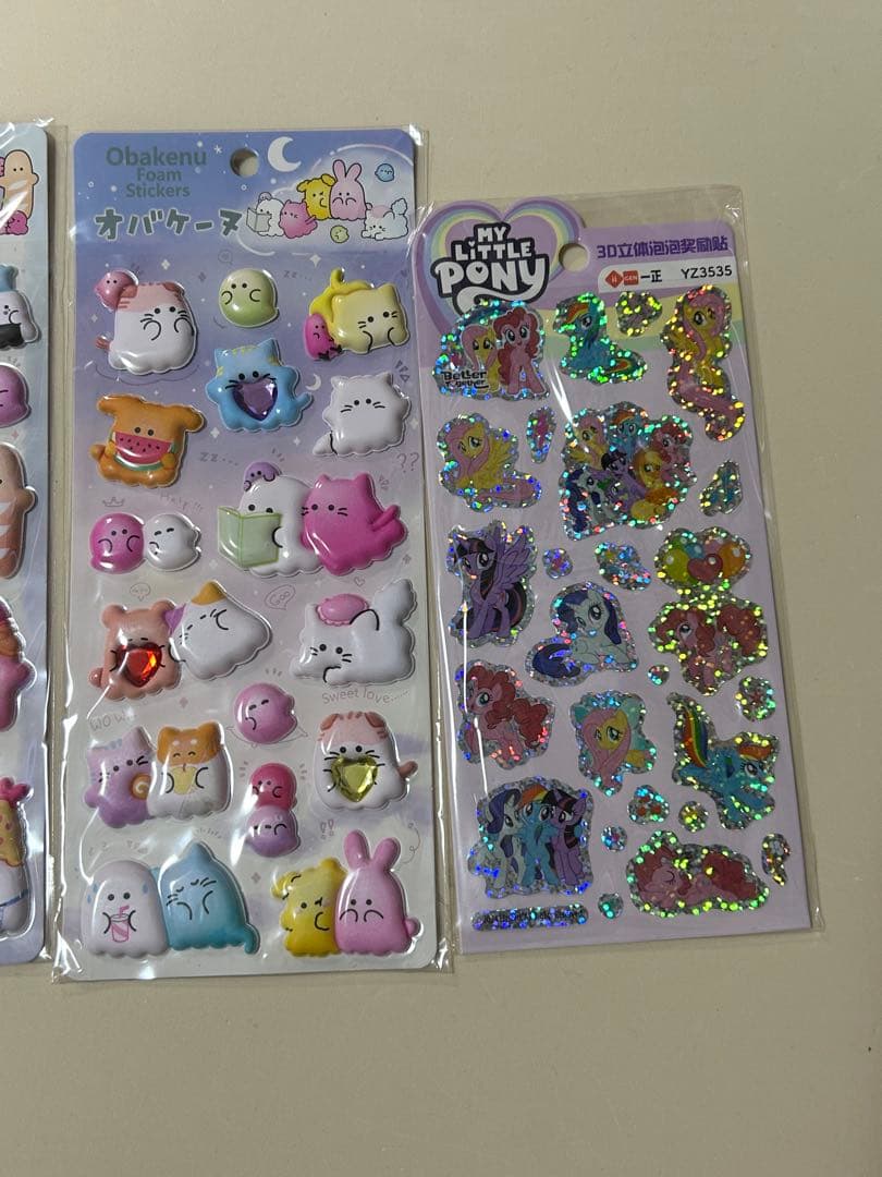 キャラクターシールセット 立体シール