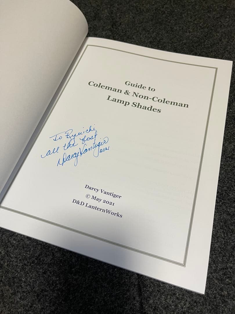 ライト・ランタン Coleman&Non-Coleman Lamp Shades Book