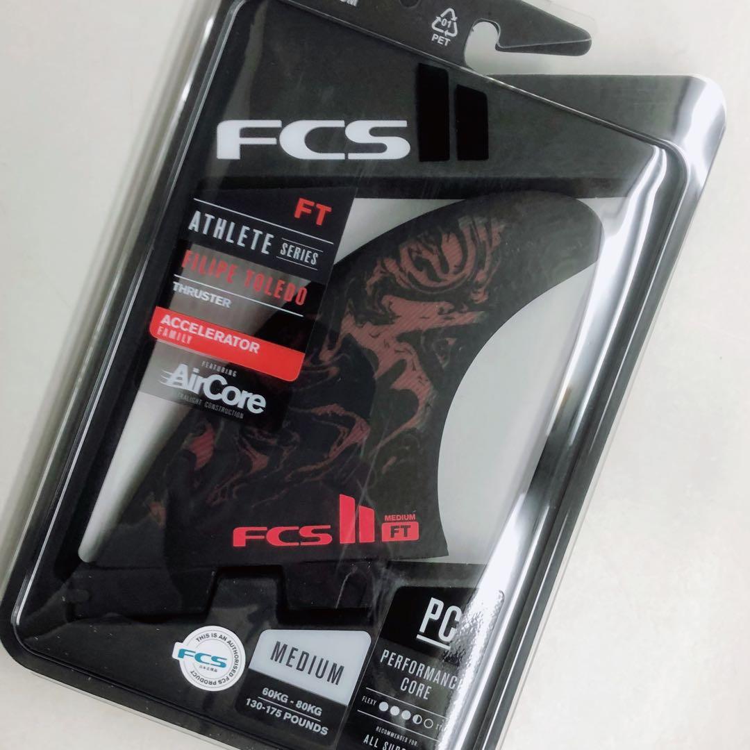 FCS2 FCS fin FT フィリペ トレド 赤 Mサイズ トライフィン