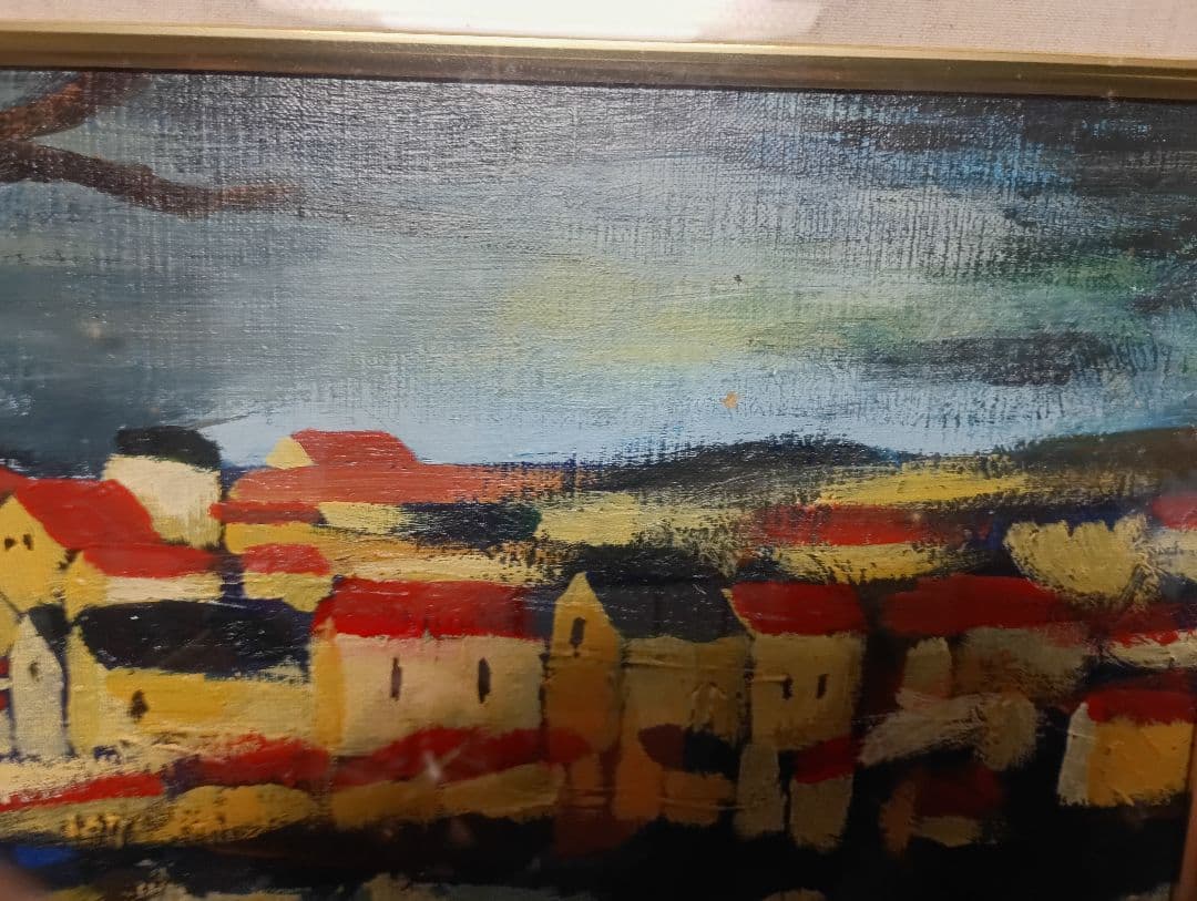 印象派風 風景画 油彩画 模写