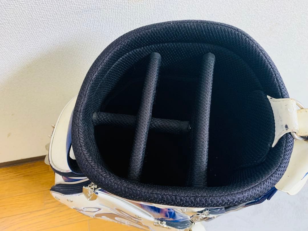 Dance With Dragon キャディバッグ ホワイト・ブルー