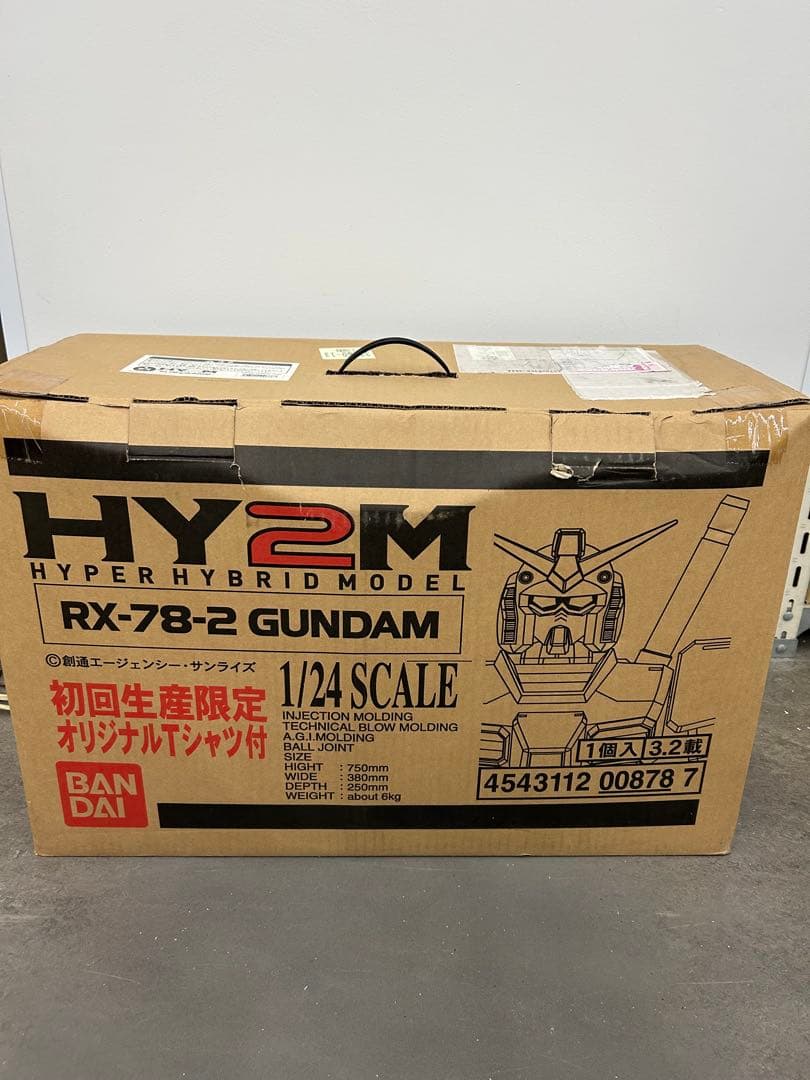 HY2M RX-78-2 ガンダム　1/24 初回生産限定オリジナルTシャツ付