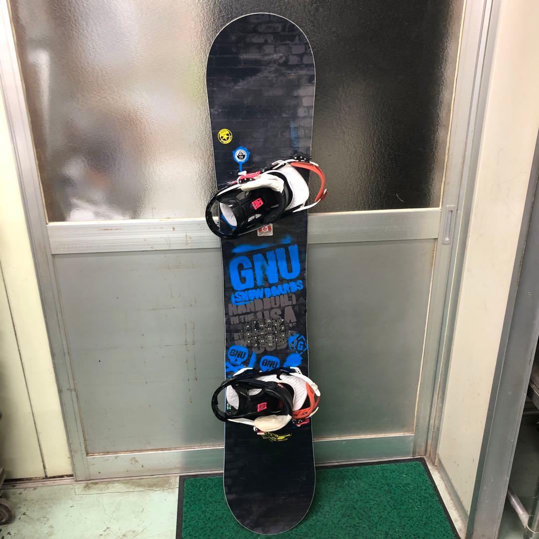GNU スノーボード 156cmバインディング付き