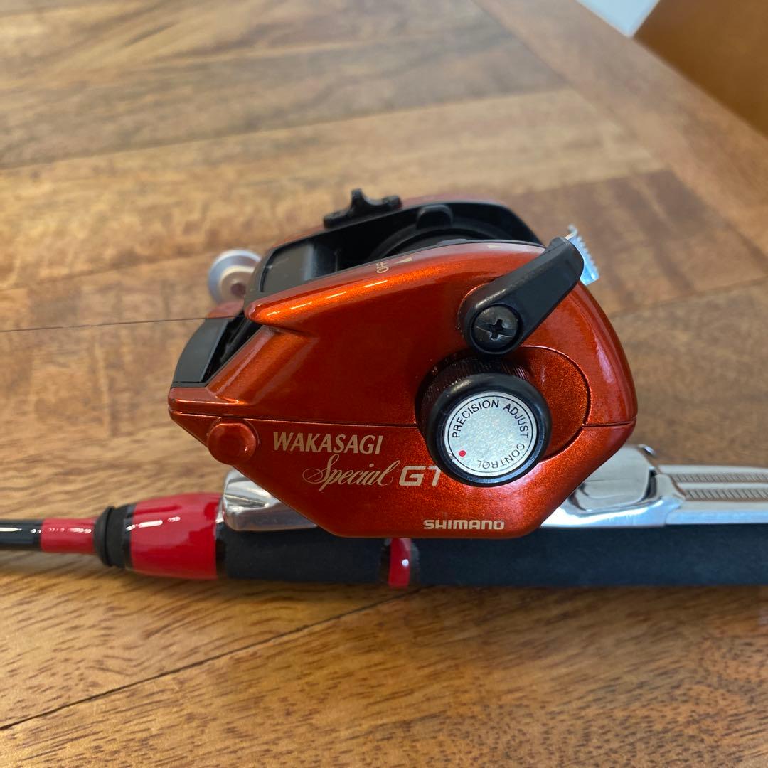 シマノ　ワカサギスペシャルGT　右巻き　ロッド　ライン　仕掛け付き