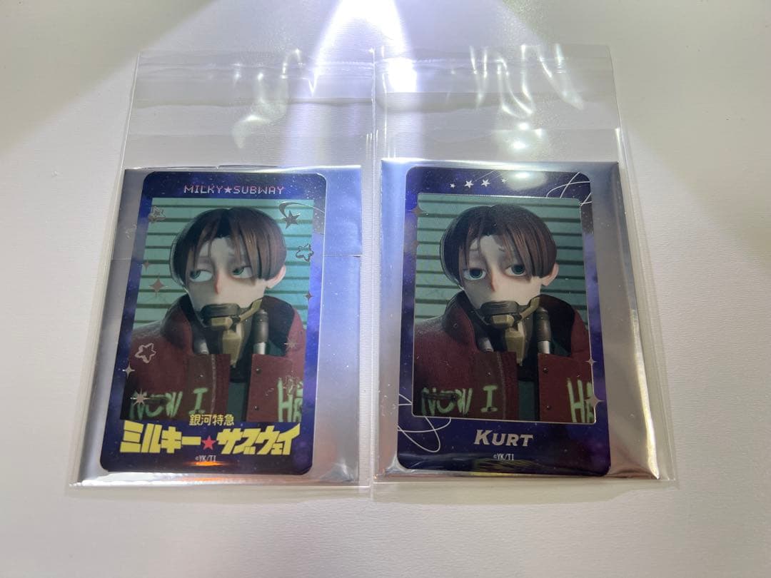 ミルキーサブウェイ カート　カード ステッカー　ブロマイド