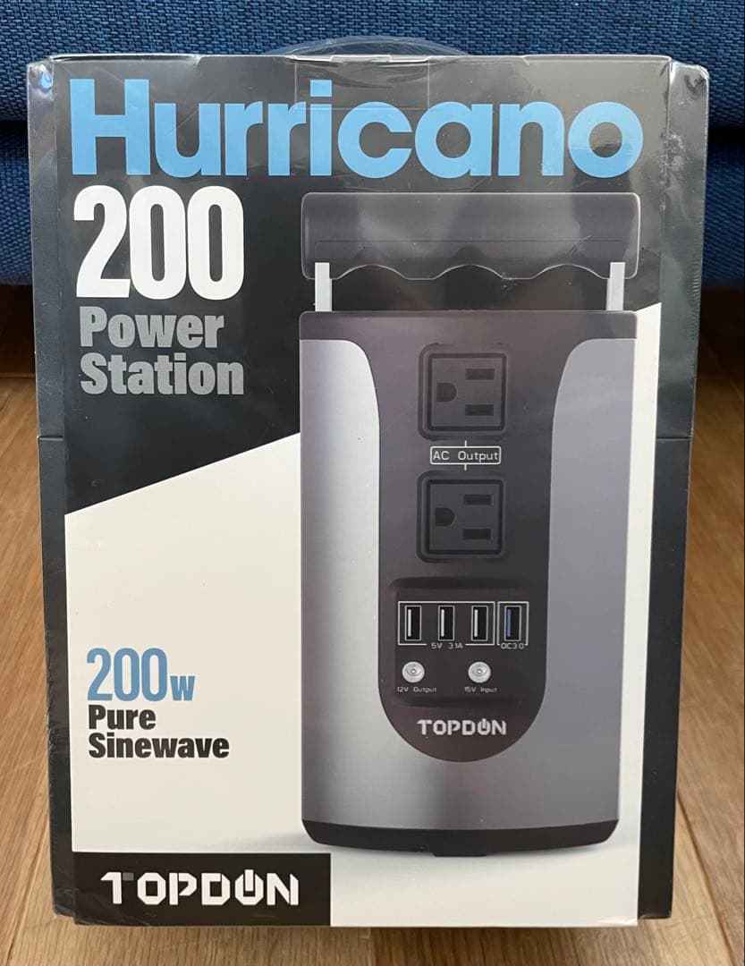 新品未使用品TOPDON Hurricano 200 Power Station