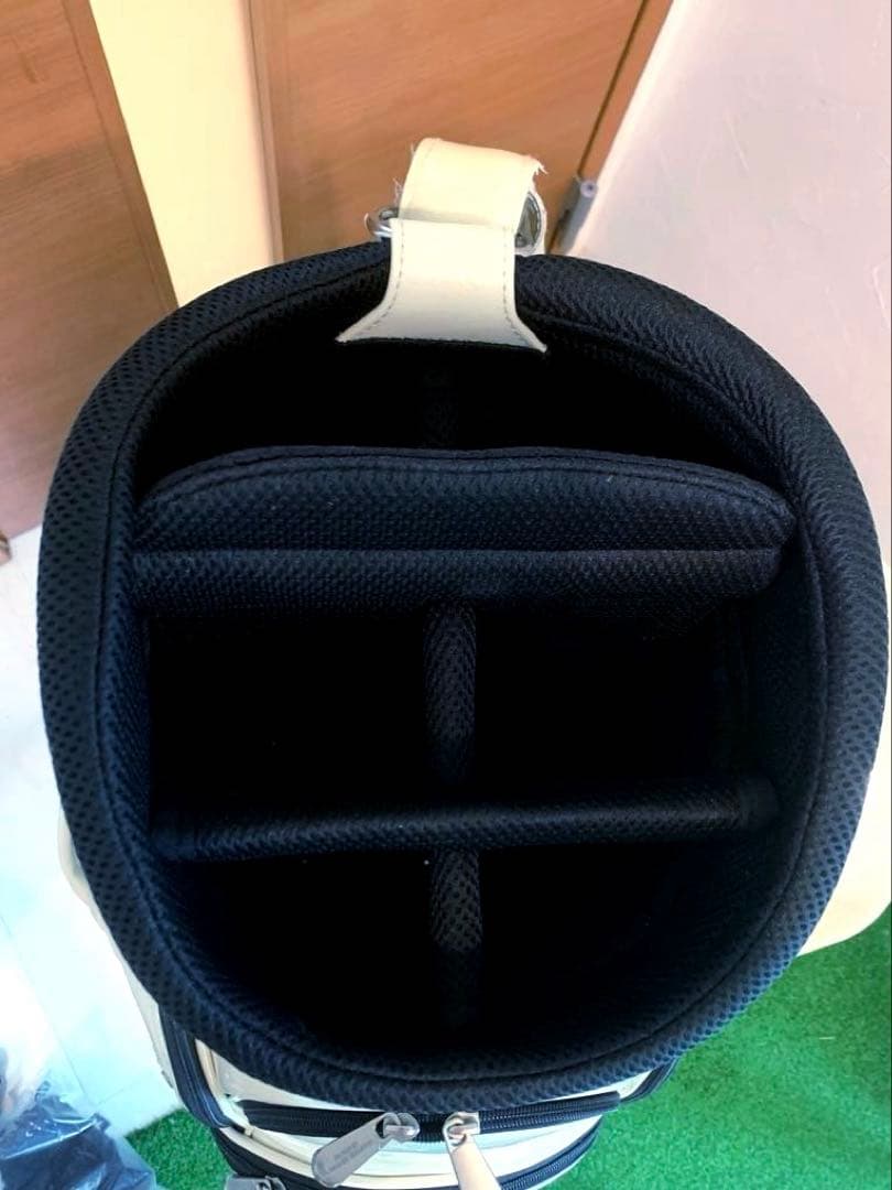 正規品　美品　パーリーゲイツ　マスターバニー　3点式　キャディバッグ　エナメル