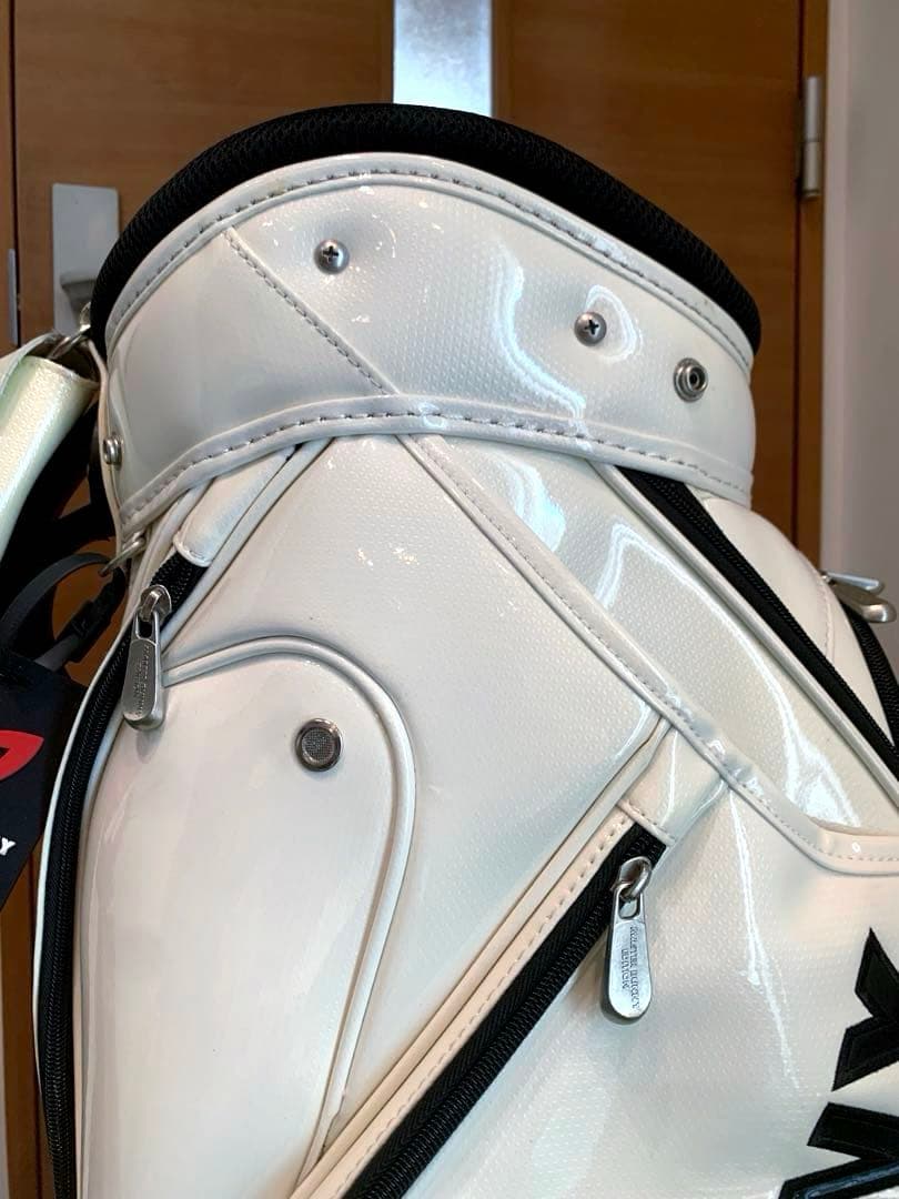 正規品　美品　パーリーゲイツ　マスターバニー　3点式　キャディバッグ　エナメル