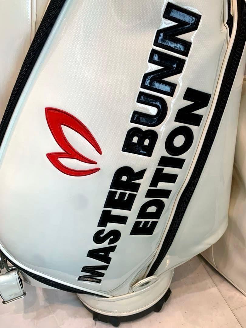 正規品　美品　パーリーゲイツ　マスターバニー　3点式　キャディバッグ　エナメル