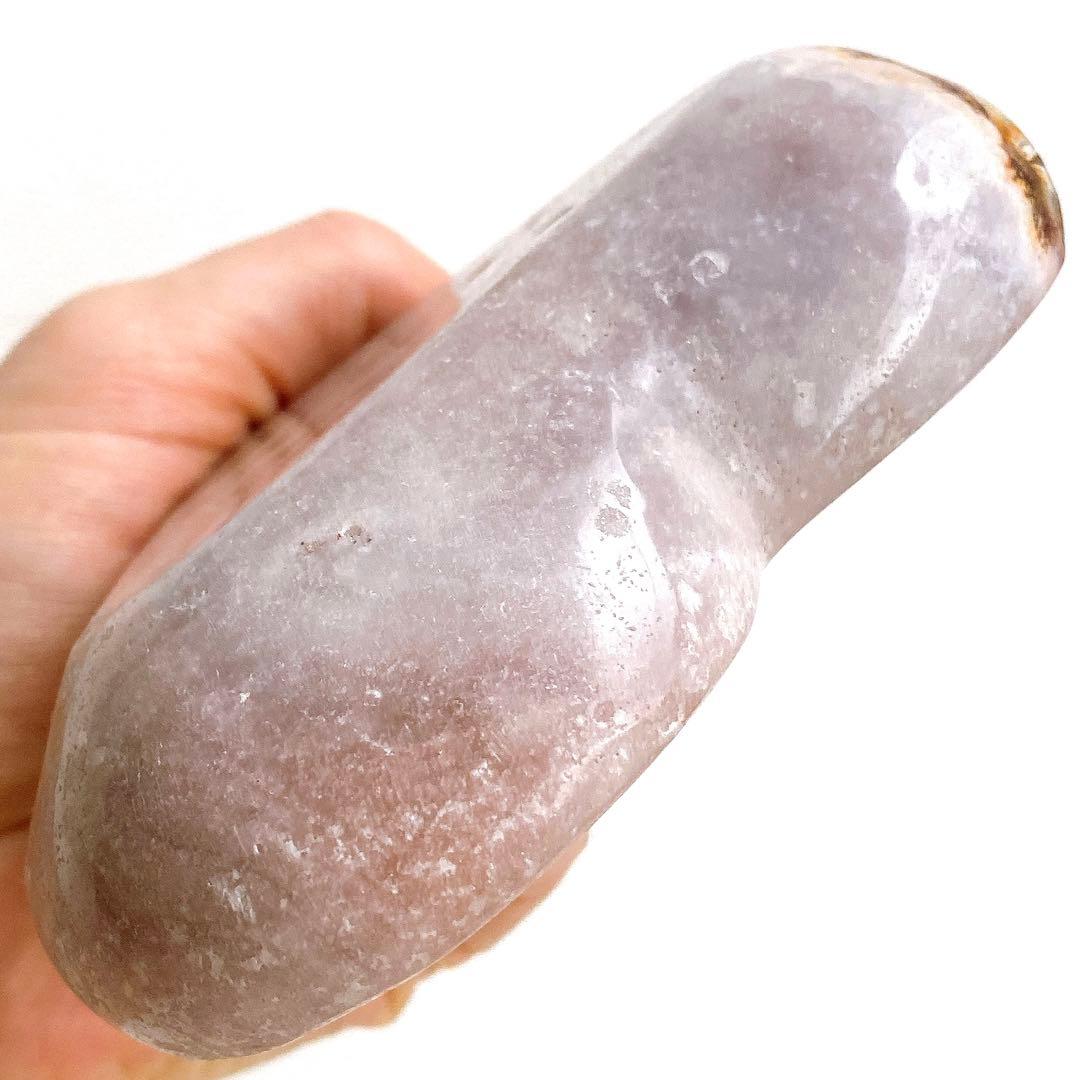 ★★★破格最終特価【 美しい ピンクアメジスト ハート 台座付き481g