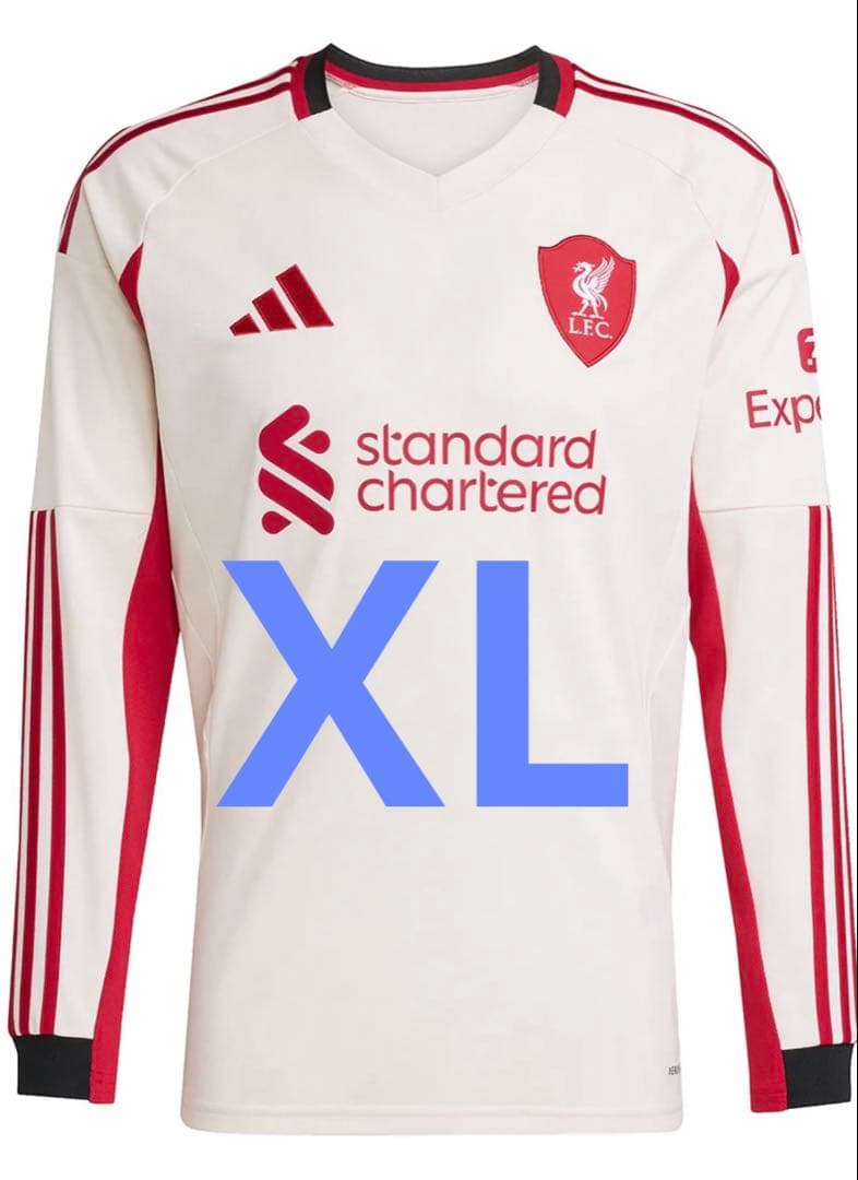 【新品未使用】リバプールFC 25-26 長袖 アウェイ ユニフォーム XL