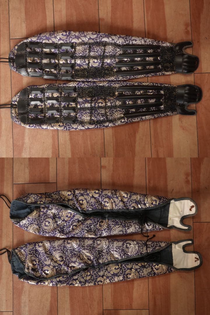 送料無料 等身大 現代甲冑 鎧 黒胴当世素掛 緋縅 具足一式 日本製 鎧立て付