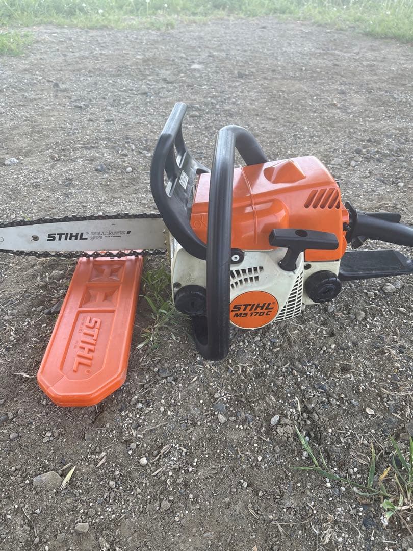 STIHL エンジン チェンソー MS170C長期倉庫保管の為ジャンク品扱い)