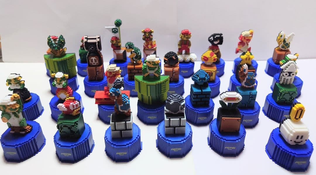 ペプシ　スーパーマリオ　ボトルキャップ　28種