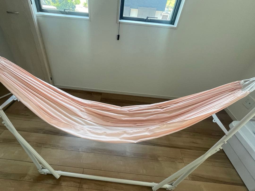 ルボン 3WAYハンモック ピンク×ホワイト