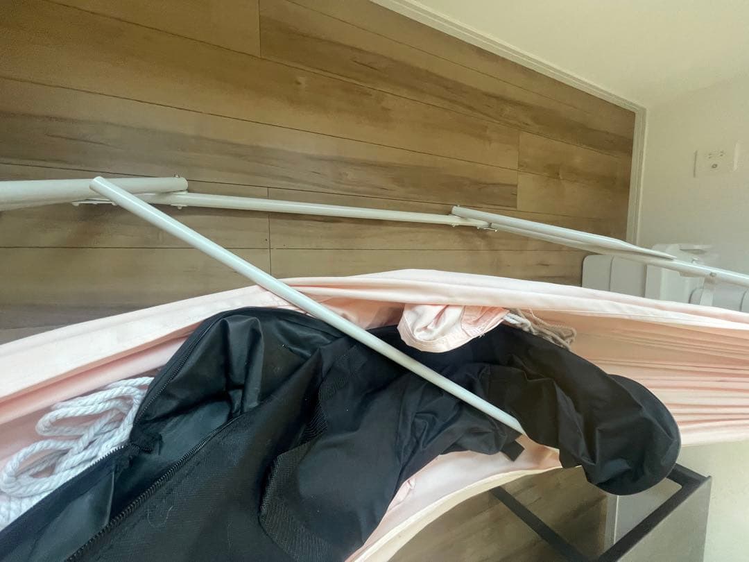 ルボン 3WAYハンモック ピンク×ホワイト