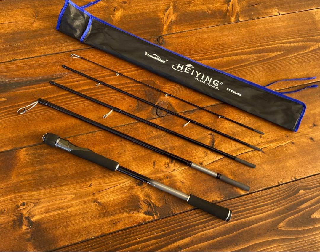 エギングセット　エギングロッド　5ピースロッド　パックロッド　超軽量　スピニング