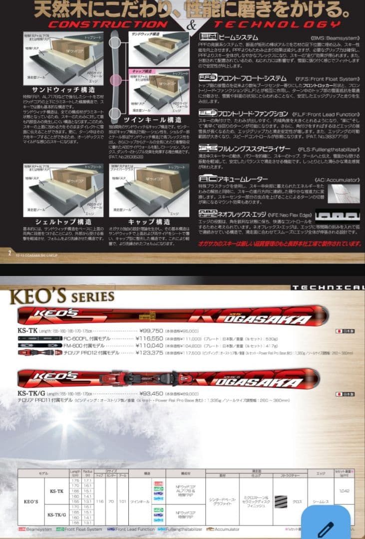 OGASAKA Keo’s KS-TK 170cm R16.1m