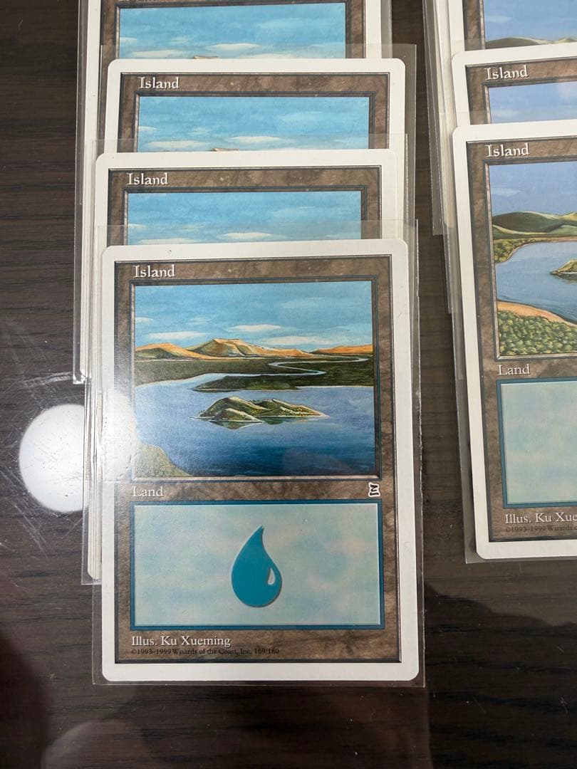 mtg ptk ポータル三国志　基本土地　英語版　沼　島 　森　山　平地　63枚