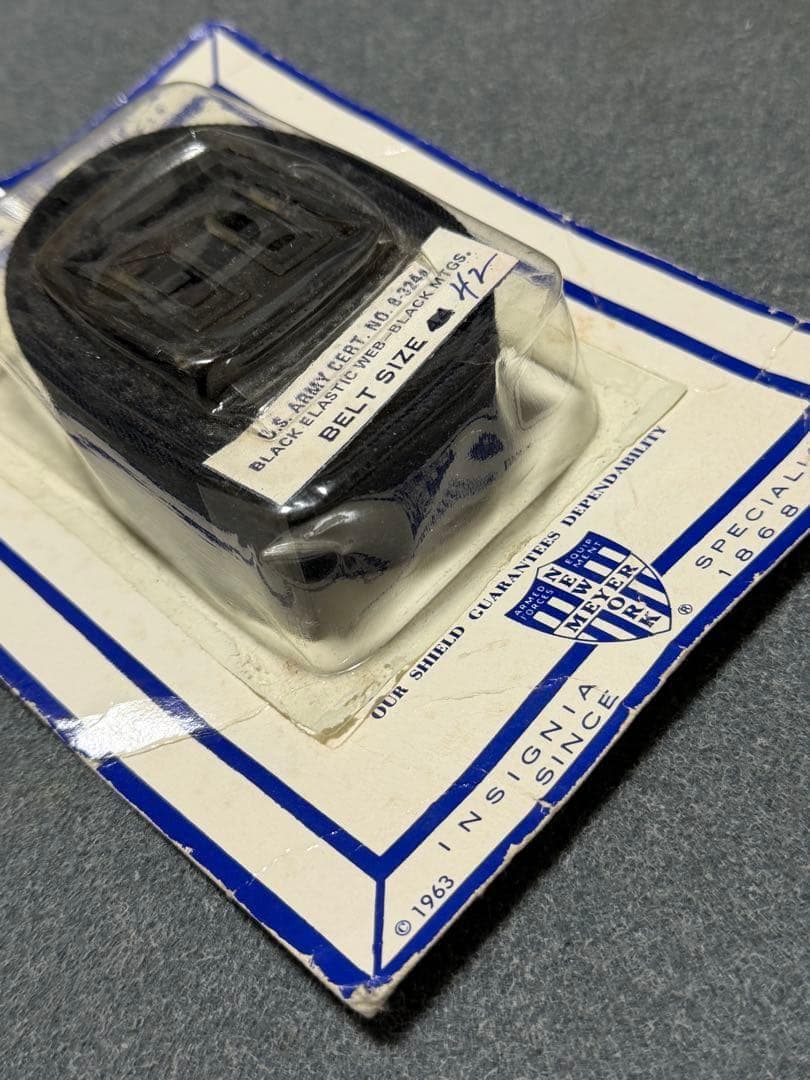 米軍 実物 ウエストベルト メイヤー N.Y.製