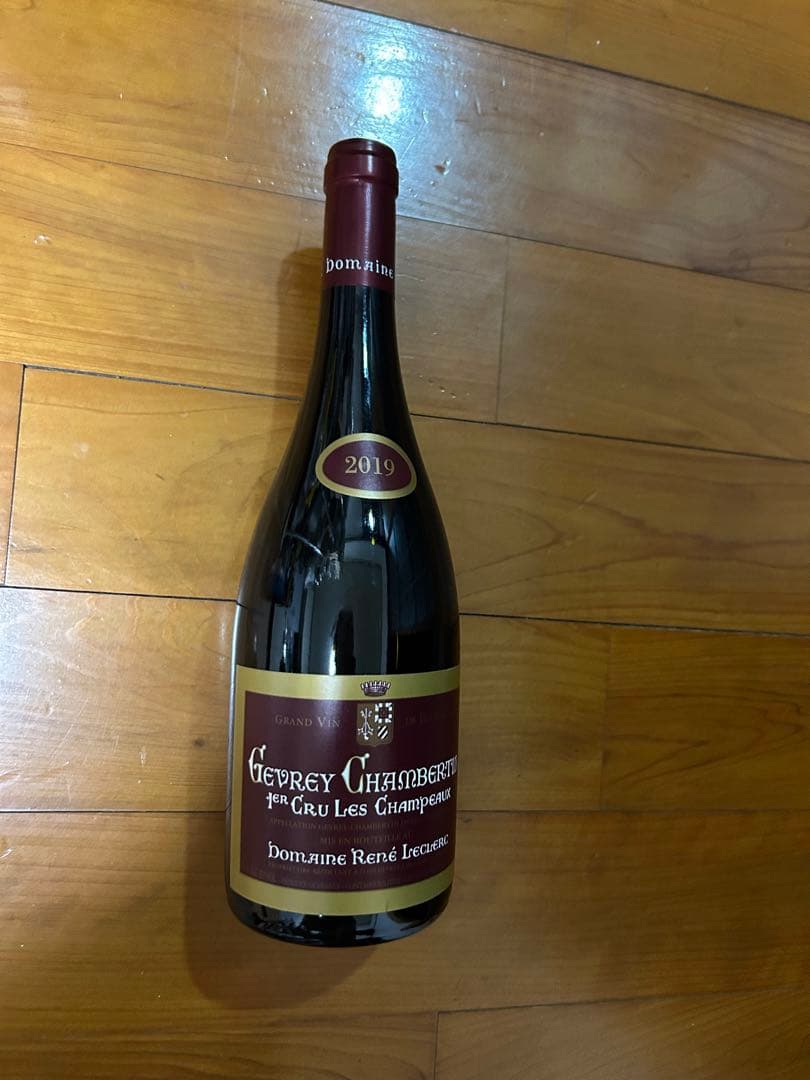 ジュヴレ シャンベルタン 2019 ドメーヌ ルネ ルクレール 750ml 赤