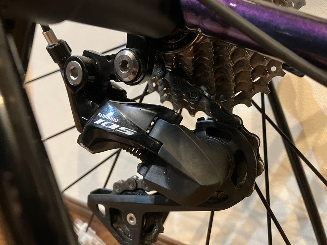 TREK トレックEmonda ALR 5 パープル ロードバイク ペダル付き