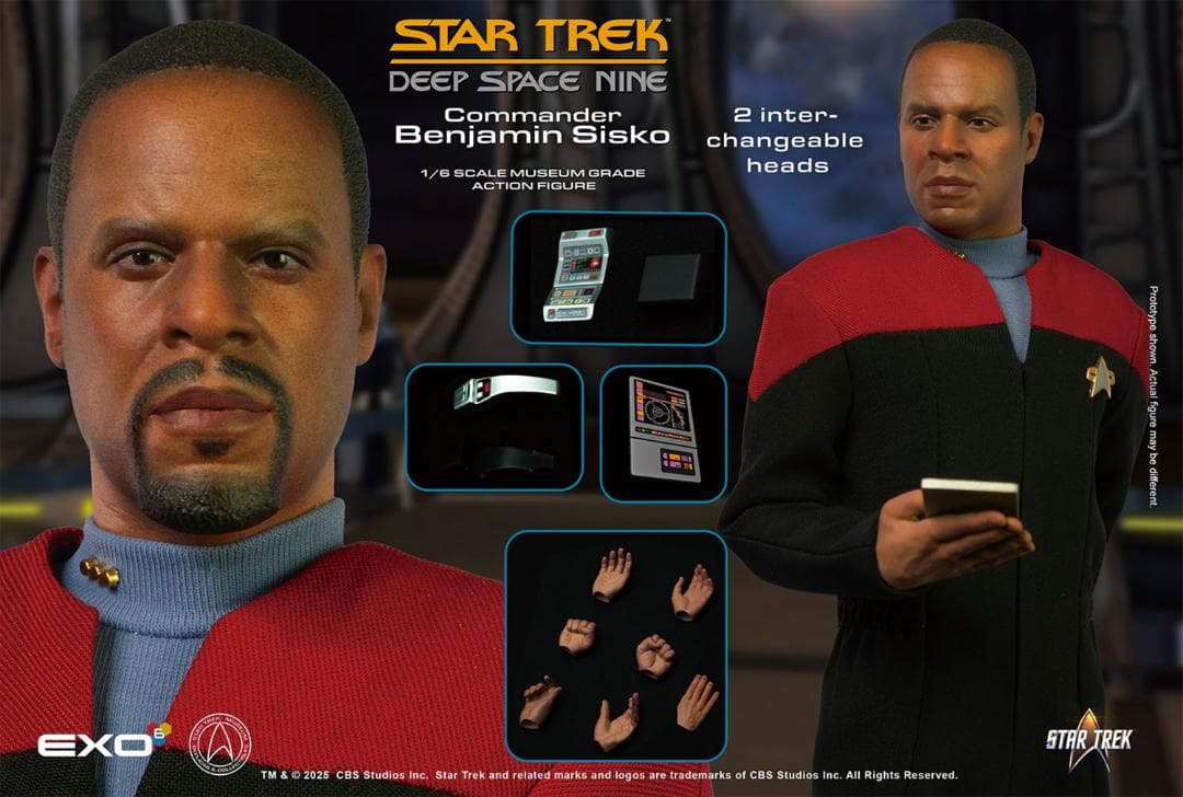 EXO-6 1/6 スタートレック ベンジャミン シスコ 司令官 Sisko