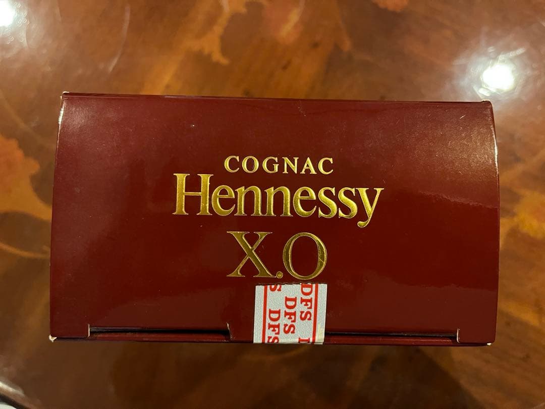 【未開栓】 Hennessy XO コニャック 金キャップ　グリーンボトル 古酒