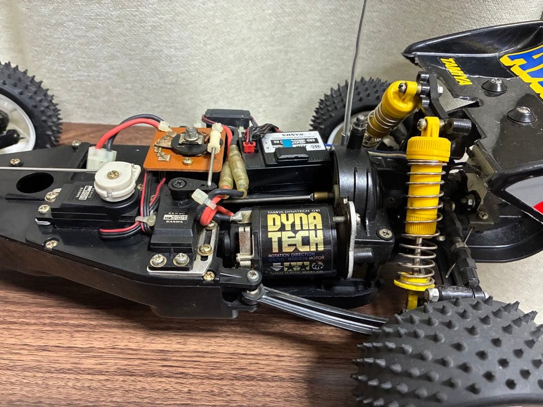 【当時物/走行可】タミヤ バンキッシュ (1988) プロポ/スペアパーツ付