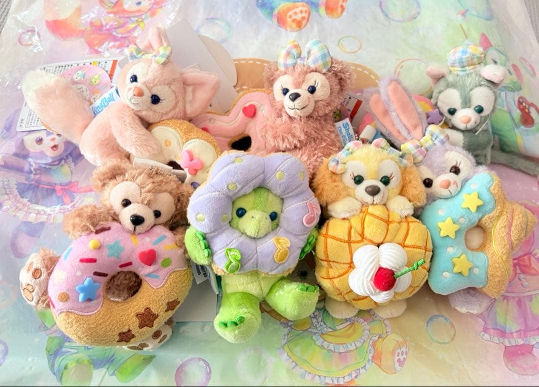 フィルドウィズジョイ！ダッフィー＆フレンズ　ぬいぐるみバッジセット