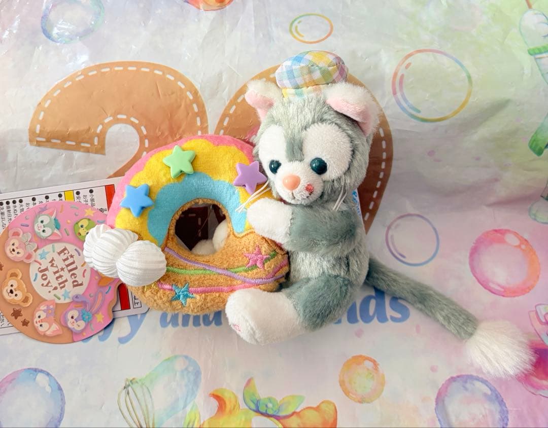 フィルドウィズジョイ！ダッフィー＆フレンズ　ぬいぐるみバッジセット