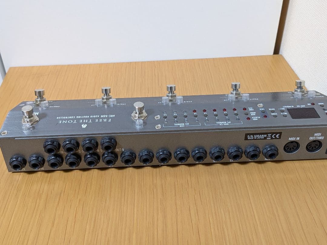 free the tone arc-53m スイッチャー
